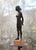 ISRAELI GIRL, Bronze on marble, 58cm (23in)