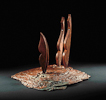 DAY AT THE RACES, Bronze, 43x33cm (17x13in)
