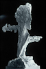 ON GUARD, Painted bronze, 66cm (26in)