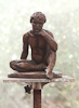 YOGA TEACHER, Bronze, 45cm (18in)