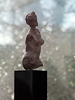 BROKEN WOMAN, Bronze on marble, 38cm (15in) 38cm (15in)