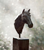 BEAUTIFUL HORSE, Bronze,  33cm (13in)