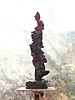 HAND STAND, Painted bronze, 66cm (26in)